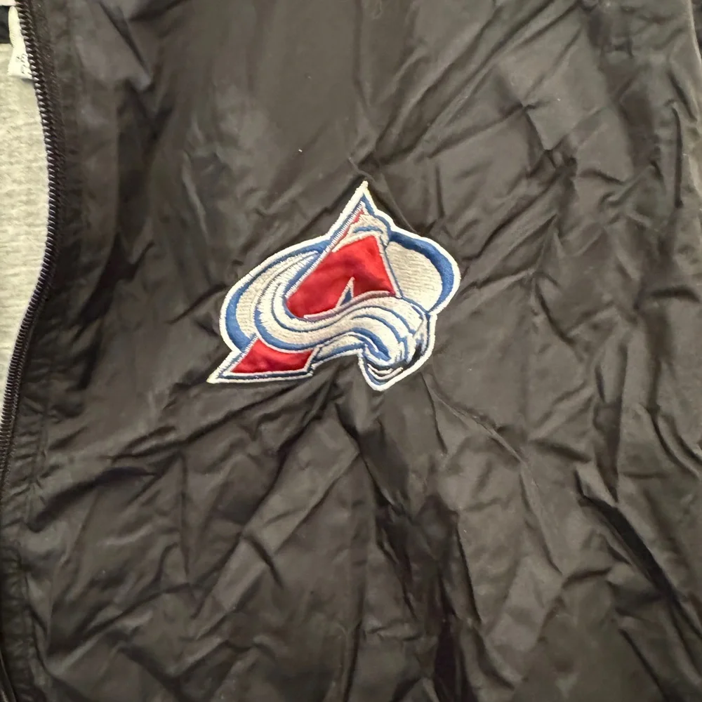 1990s/ Y2K Colorado Avalanche Windbreaker Jacket